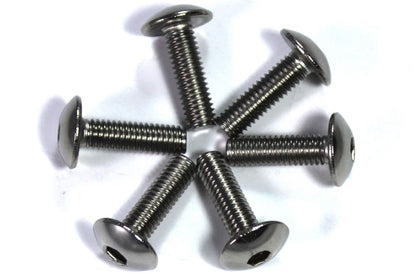 10x Tornillos M6x20mm Pan Seta Botón Cabeza Inoxidable for Yamaha R1 R6