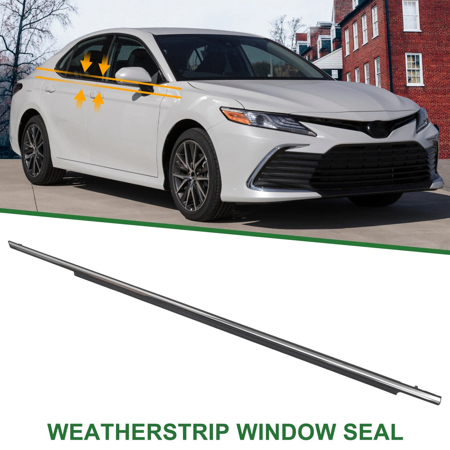 Front Right Weatherstrip Window Seal for Toyota Camry (2007-2011)