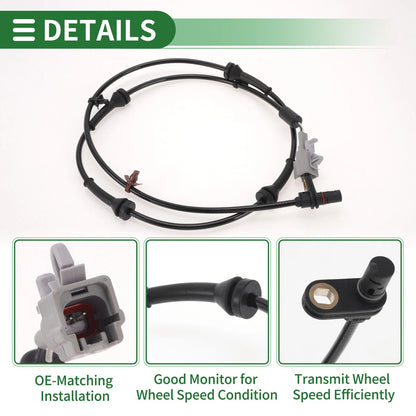 ABS Wheel Speed Sensor for Nissan Qashqai (2007-2013)