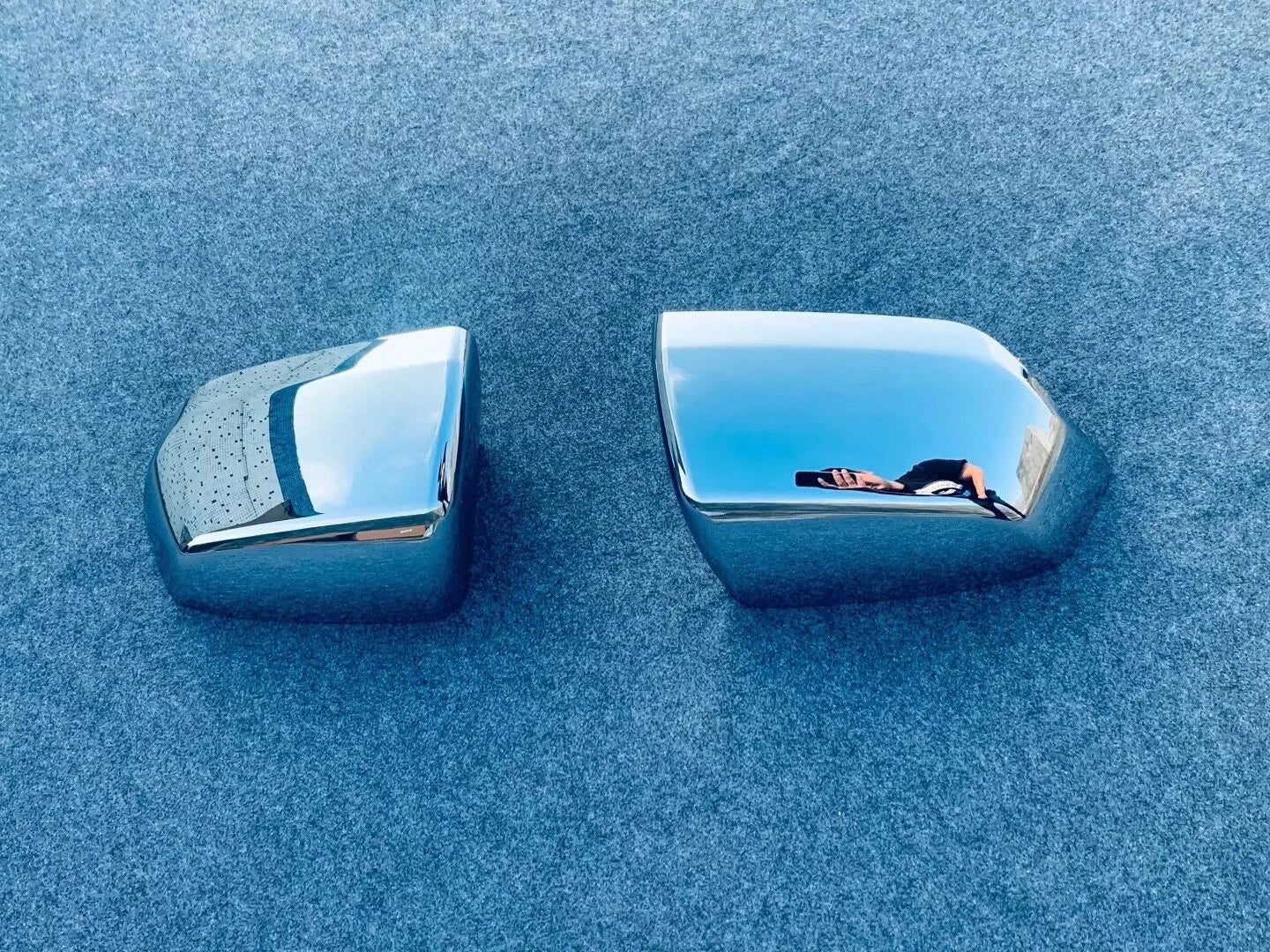 Chrome Rearview Mirror Cover Trim for Chevrolet Tahoe Suburban (2021-2022)