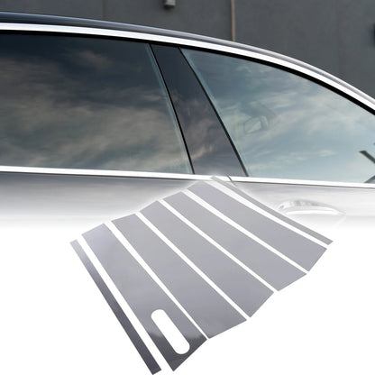 7 x Car Pillar Window Trim Covers for Ford Explorer (2002-2010) Chrome Silver