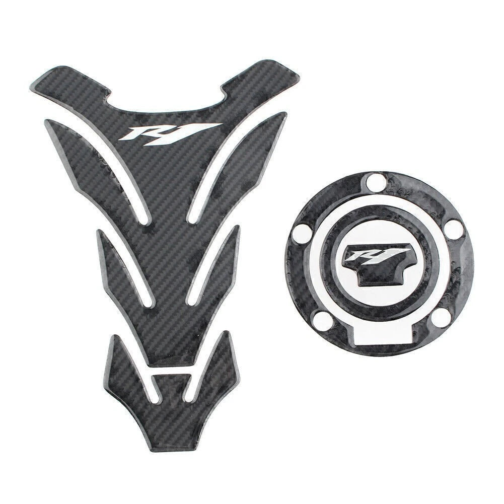 Grip Fuel Tank Pad Cap Cover for Yamaha YZF1000 YZF-R1 R1M (2015-2023)