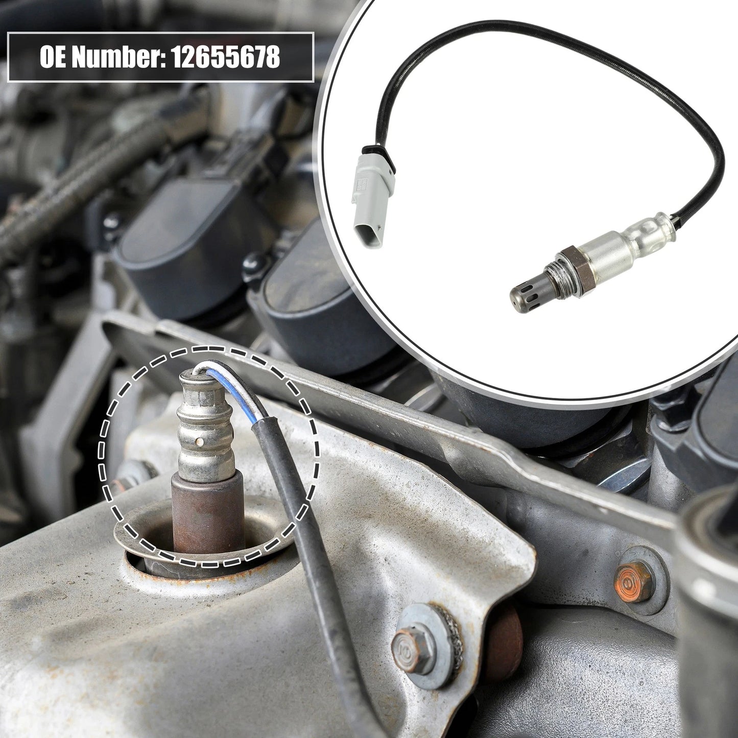 Oxygen Sensor O2 for Chevy Silverado V6 (2014-2017)