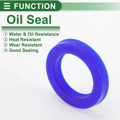 Oil Seal 32x47x8mm Seal Ring Rotary Shaft Seal TPU 5 Pcs for Car