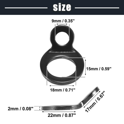 Tie Down Anchors / 10pcs 9mm / Dirt Bike Tie Down Anchors for Motorcycle ATV