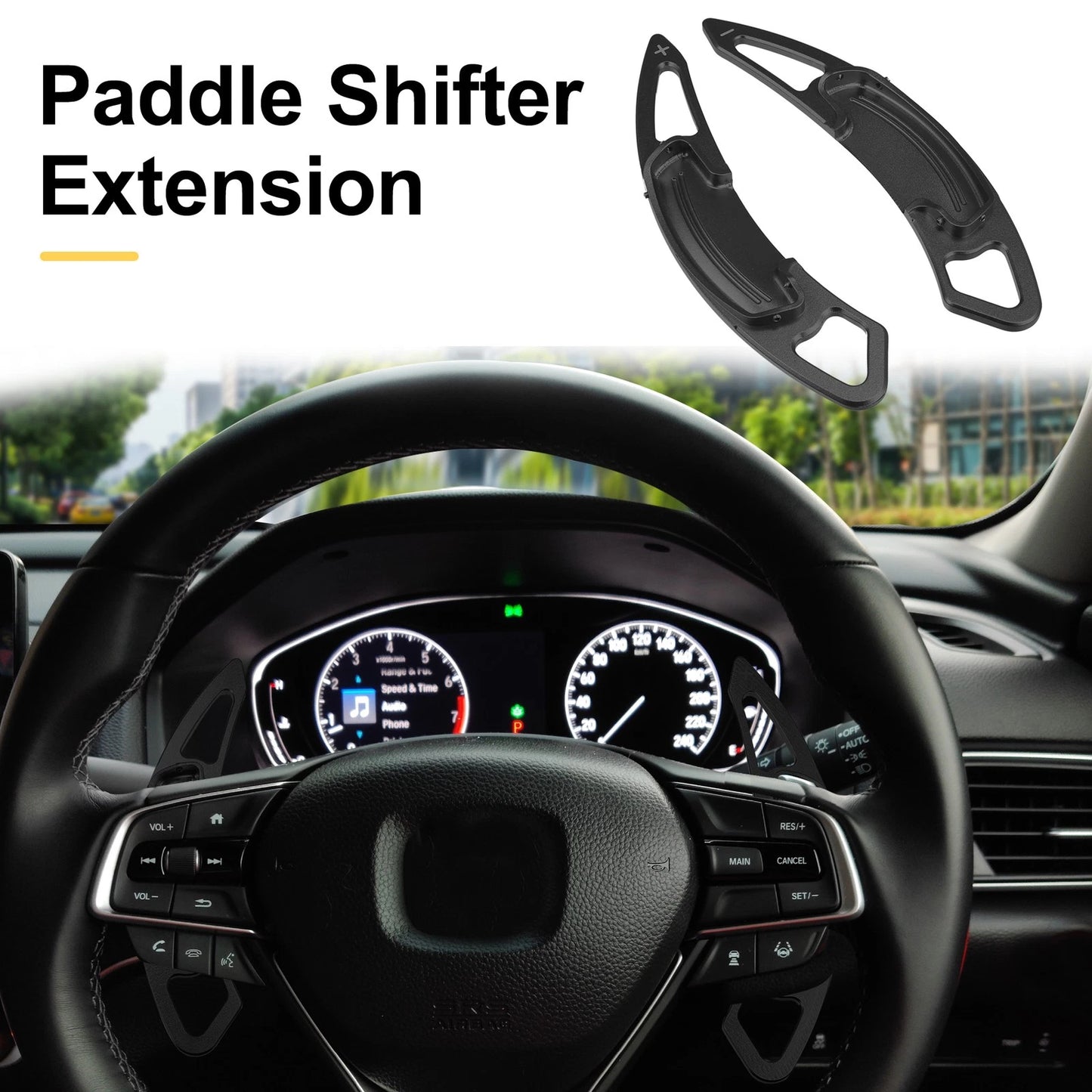 Paddle Shifter  Aluminum Alloy Black for Honda Spirior Odyssey (2015-2018)