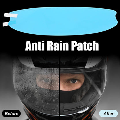 Rain Proof Film / 9.57 x 3.11 in / Lens Sticker for Motorcycle Helmet