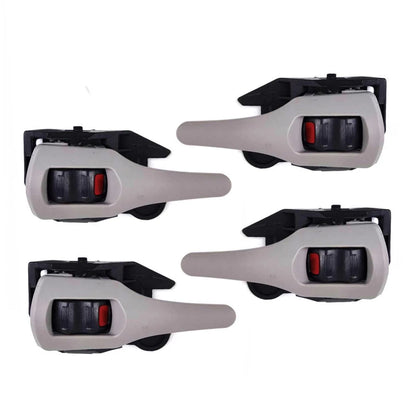 Interior Door Handle Gray Set 4 Fits Toyota Corolla Altis ZZE142 SED 2010-13 D06