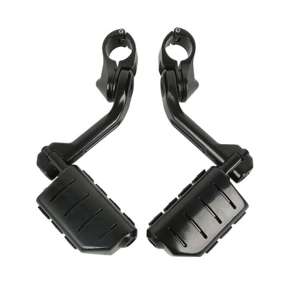 1 1/4" Highway Bar Engine Guard Footpegs for Harley Touring