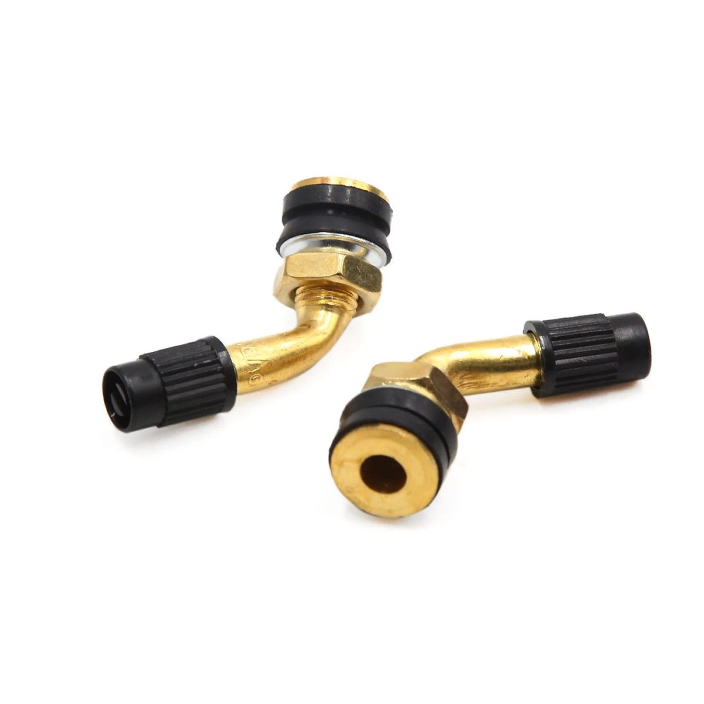 3 x Brass Angled Tubeless Tyre Tire Valve Stem for Moped Scooter Motorcycle