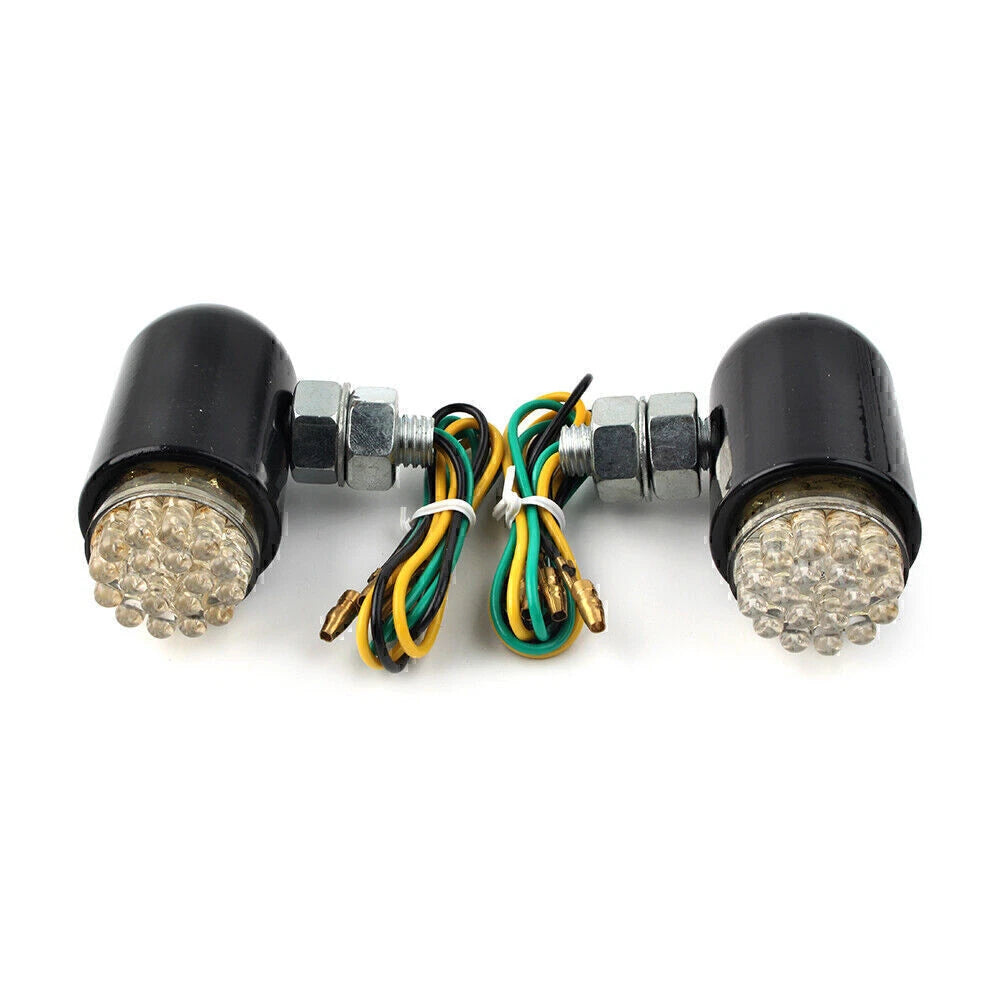 Custom Black Brake Running Turn Signal Tail Light for Motorcycle Cruiser
