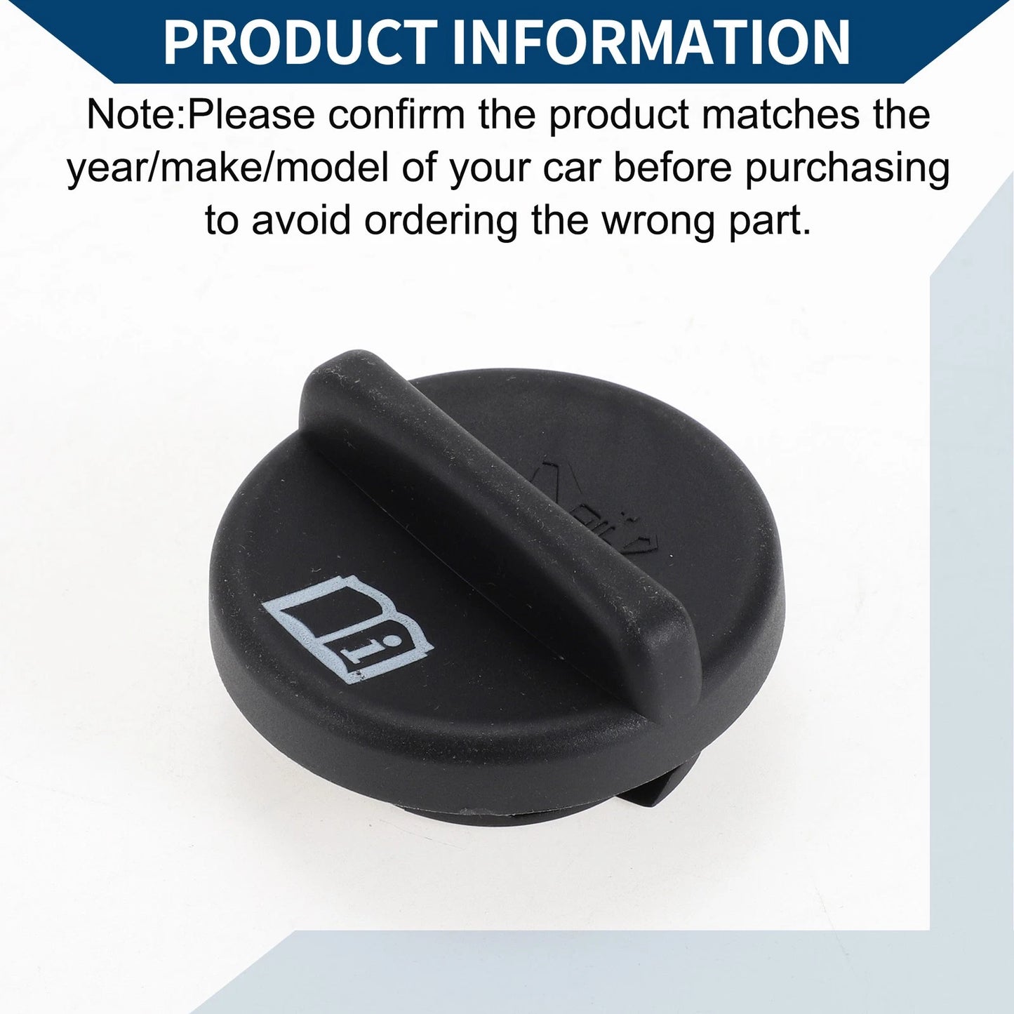 Coolant Cap for Chevrolet Cruze 1.4L 1.8L Black (2008-2013)