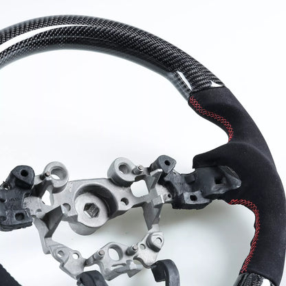 Carbon Suede Steering Wheel for Mazda 2 3 CX-3 CX-5 (2017-2021)