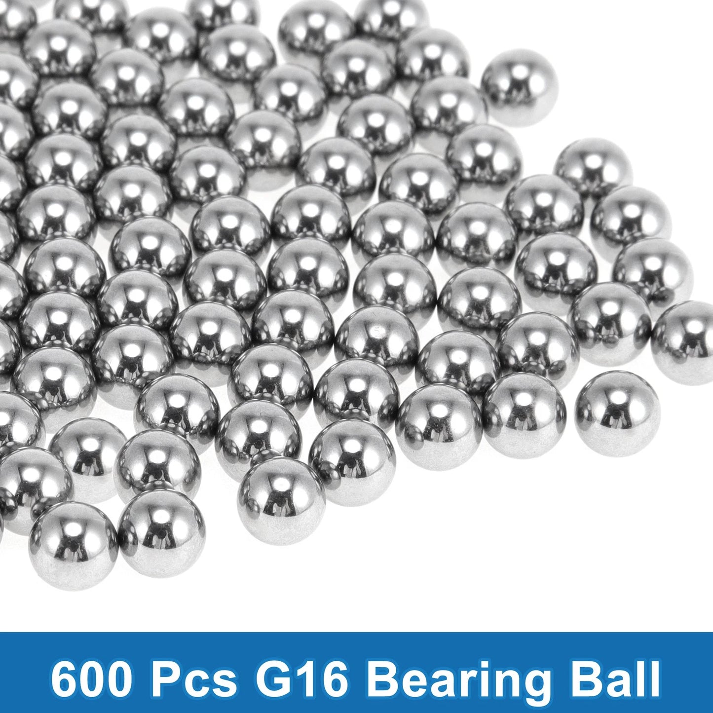 Bearing Ball / 1.6mm / Steel, 600 Pcs for G16