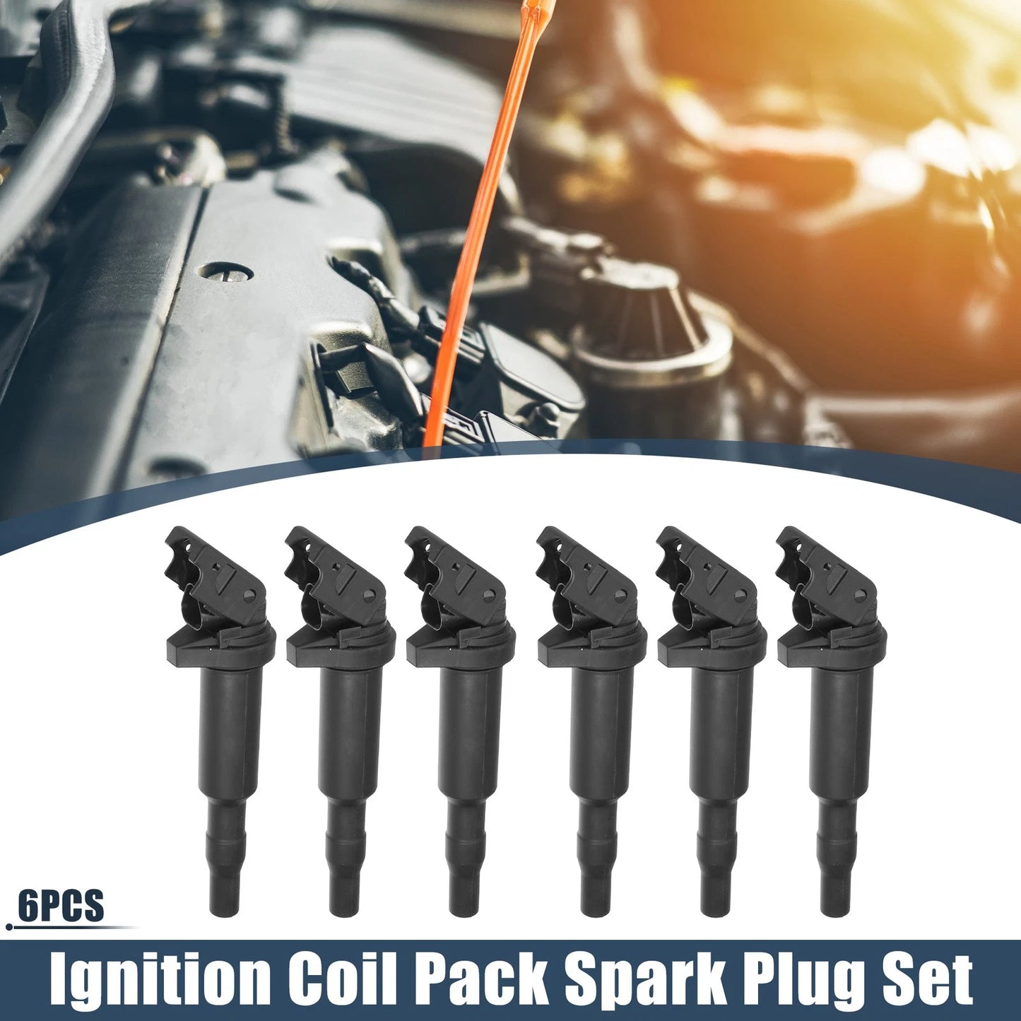 6 x Automotive Replacement Ignition Coils for BMW