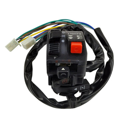 22mm 7/8" Handlebar High/Low Beam On/Off Headlight Throttle Switch for Make & Model
