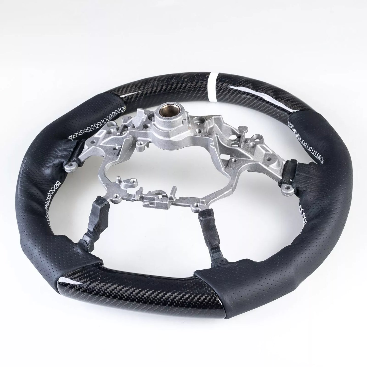 Carbon Flat Bottom Steering Wheel for Toyota Land Cruiser Prado (2003-2009)