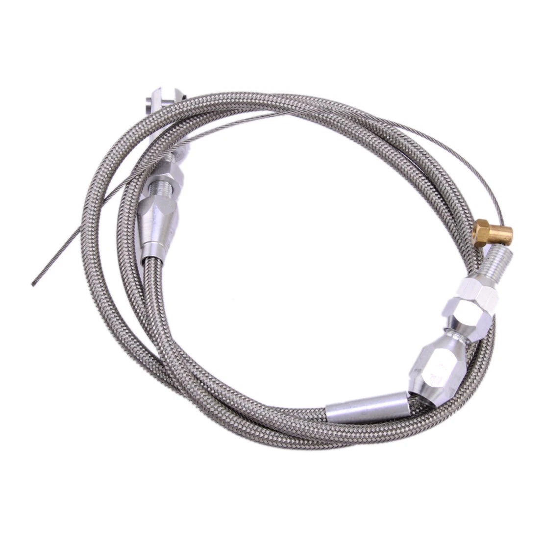 36" Braided Stainless Steel Throttle Cable for Universal Cars