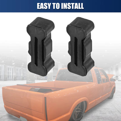 1 x Pair Latch Bumpers for Chevrolet S10 GMC Sonoma 15726082 Rubber Black