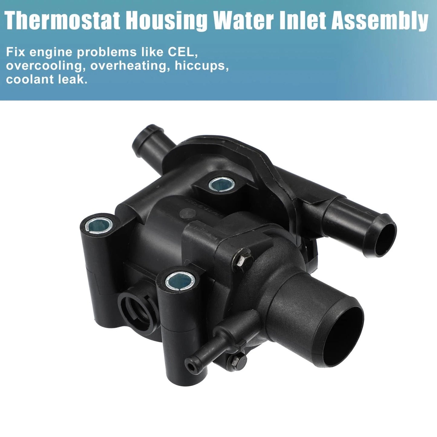 Engine Coolant Thermostat Housing for Ford 2001-2020