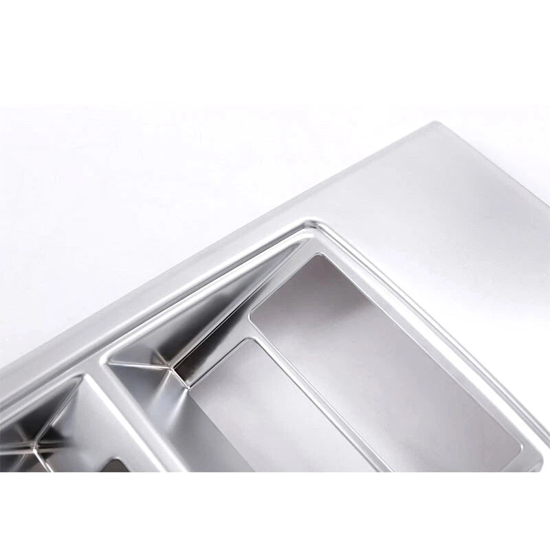 Chrome Rear AC Outlet Vent Panel Frame Cover Trim For Discovery Sport 2015-2018