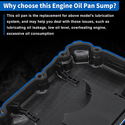 Oil Pan Gasket / Cover for INFINITI Q50 Q60 (2016-2022)