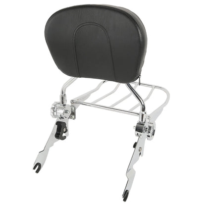 Backrest Sissy Bar Luggage Rack for Harley Touring Electra Glide (2009-2025)