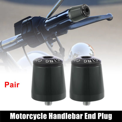 Pair Handlebar End Plugs for Kawasaki Ninja 400 18-21 (2018–2021)