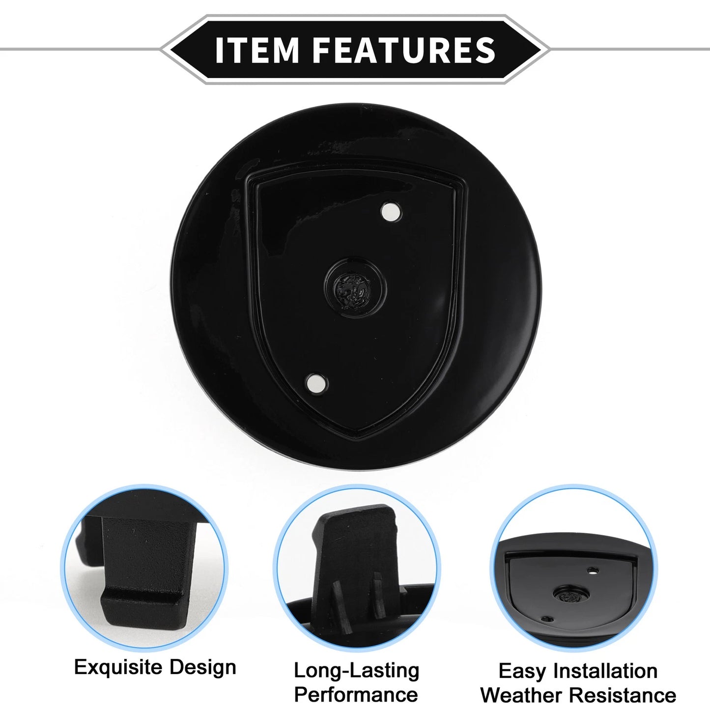 1Pc Hub Center Cap 76mm 2.99 in. OD for Porsche 911 (1965 - 2021)