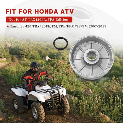 Rear Brake Drum Hub for Honda Rancher 420 (2007–2013)