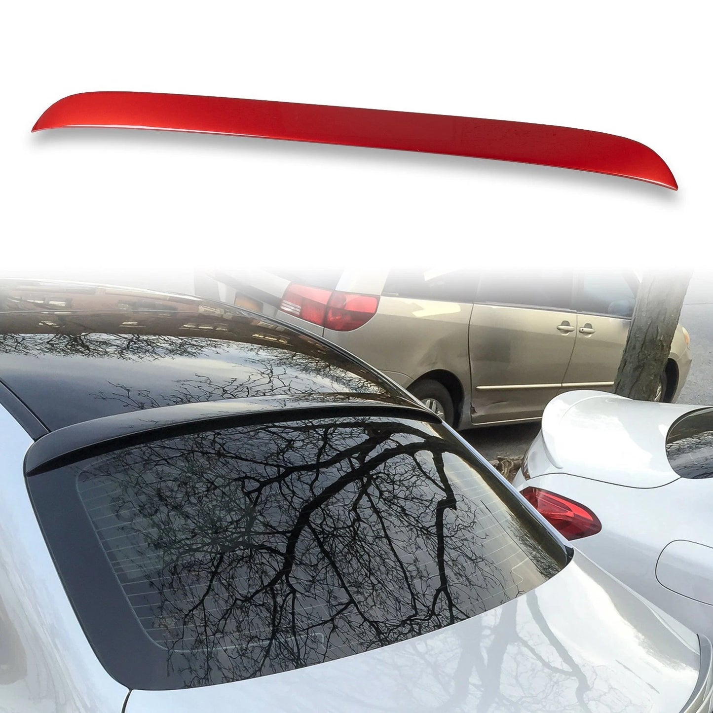 ABS Roof Spoiler for Mercedes Benz W205 Sedan (2015-2023)