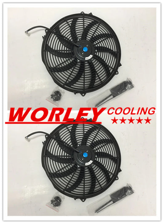 16" 12V Electric Cooling Thermo Fan + Mounting Kits for NSW Universal