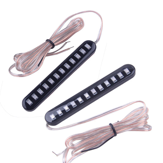 12LED Mini Turn Signal Tail Lights for Motorcycle (12V)