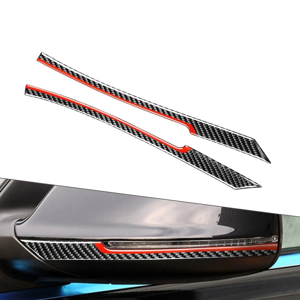 Carbon Fiber Rearview Side Mirror Trim for Audi Q5 Q7 (2008-2018)