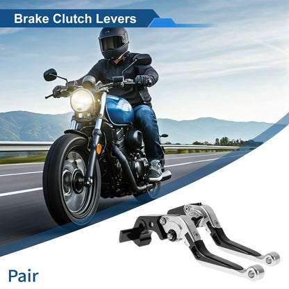 Lever / Adjustable Short Long / Brake Clutch Lever for ZX14R (2006–2017)