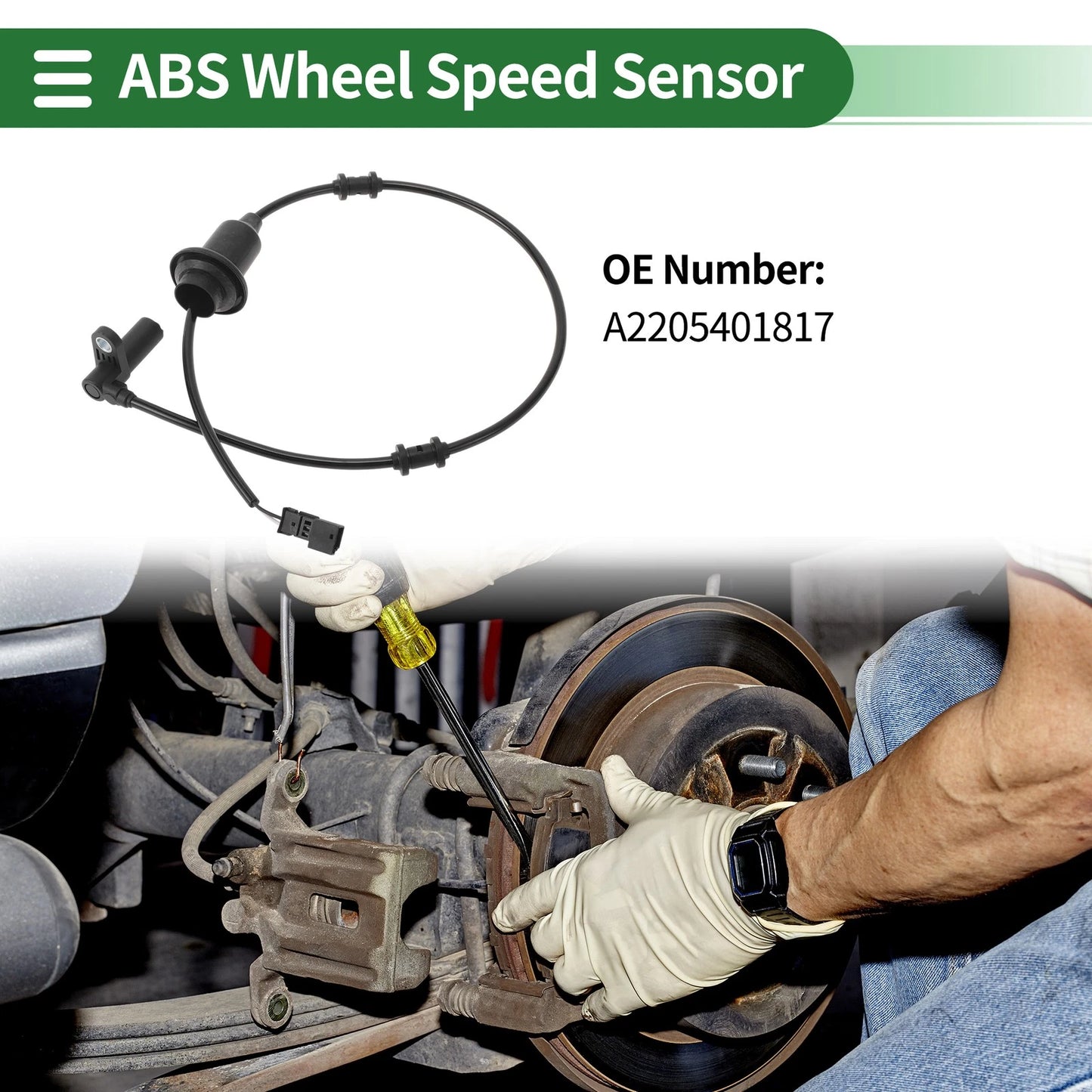 ABS Wheel Speed Sensor for Mercedes-Benz CL500 (2000-2005)
