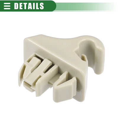 Car Sun Visor Holder Clips for Mitsubishi Montero (2001-2006) Beige