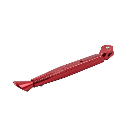 Aluminum Adjustable Kickstand Foot for Motorcycle Universal Side Stand Support Red