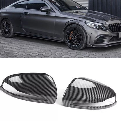 Rear Mirror Covers for Mercedes Benz C E S W205 W213 W222 W257 (2015-2023)