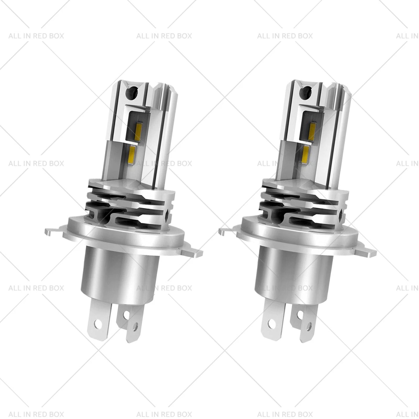 H4 LED Headlight Bulbs 6000K High Low Beam for Car