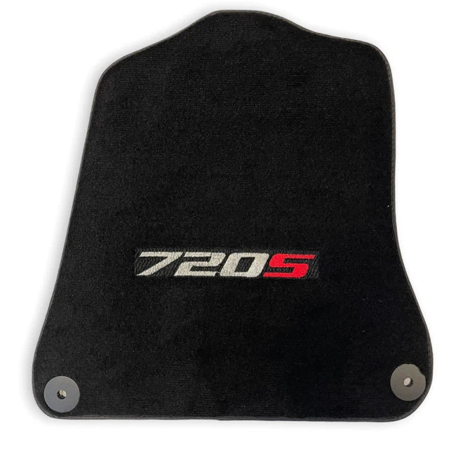 Floor Mats for McLaren 720S 2017-2021 Black Tailored Carpet Set LHD