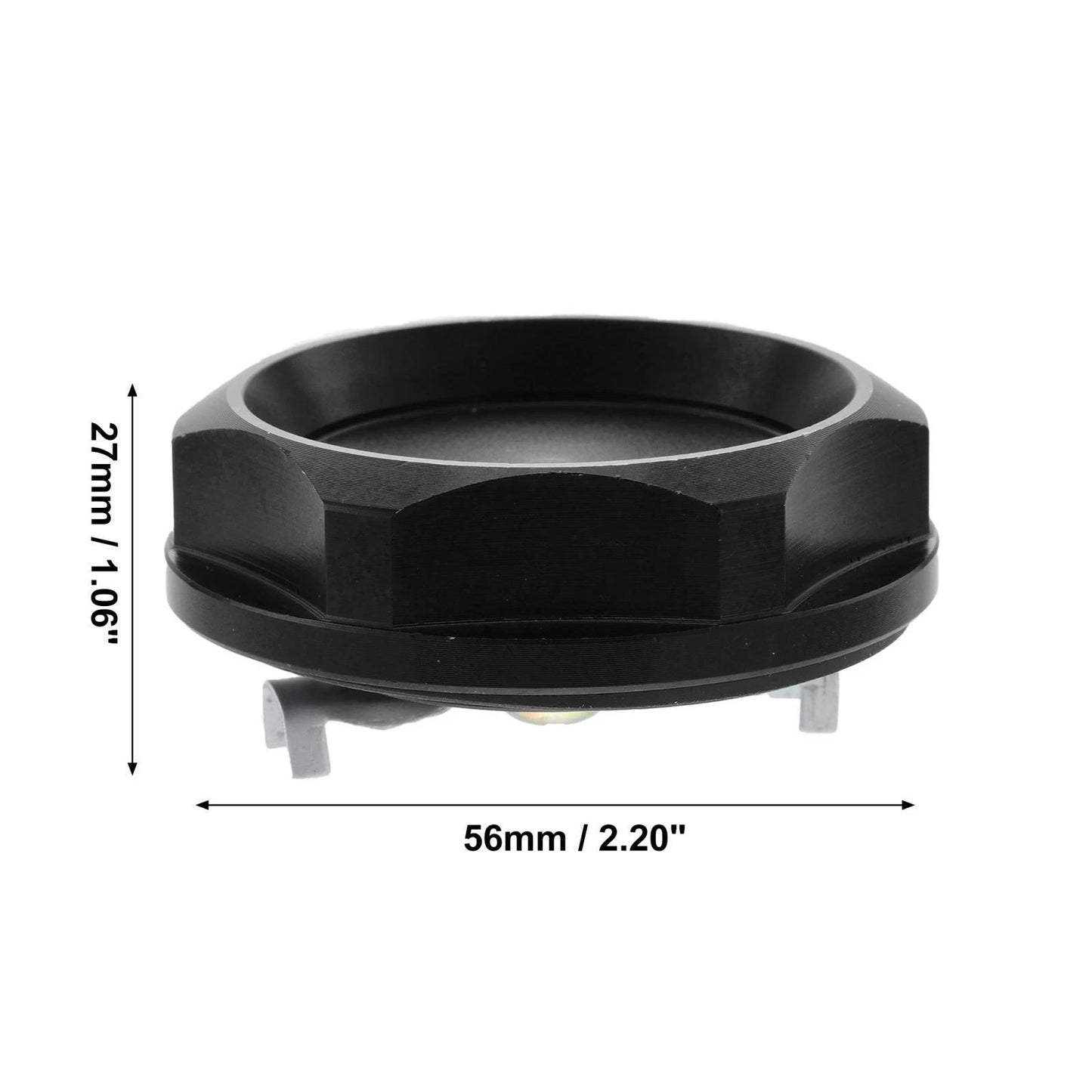 Black Aluminum Alloy Engine Oil Filler Cap Cover for Mitsubishi
