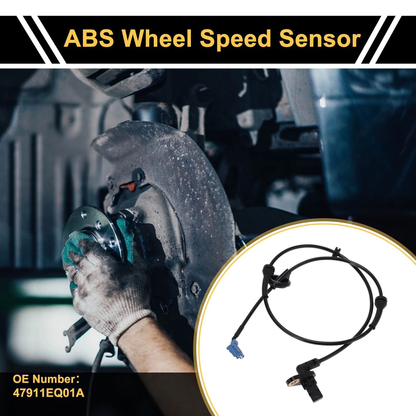 ABS Wheel Speed Sensor for Nissan X-Trail (2002-2007) 1 x Front Left