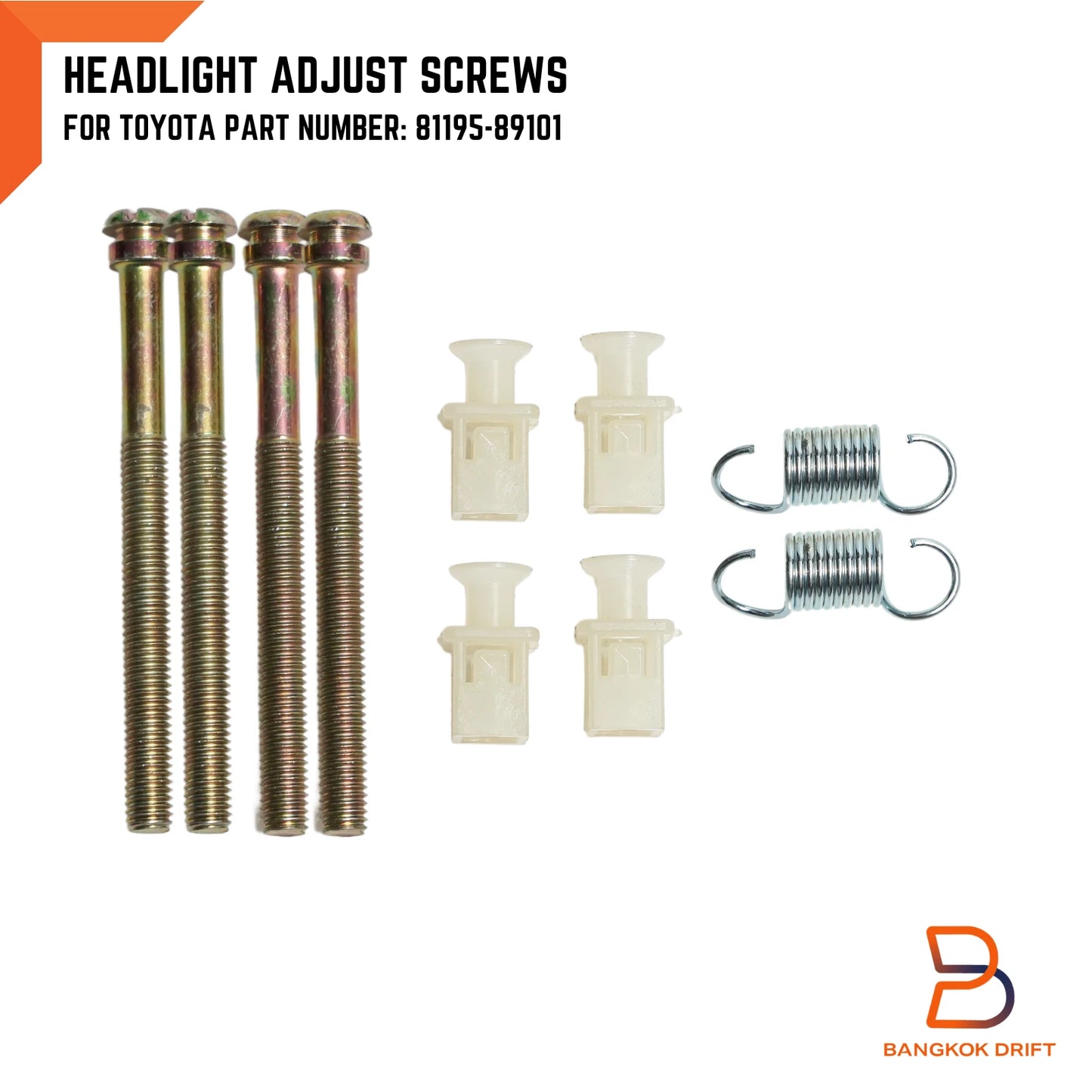 Headlamp Adjust Screw Nut for Toyota Hilux Ute (1987-1996)
