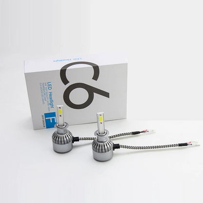 2X H1 6000K 36W HID LED Headlight Bulbs Light Kits Cob LED Fog Lamp White