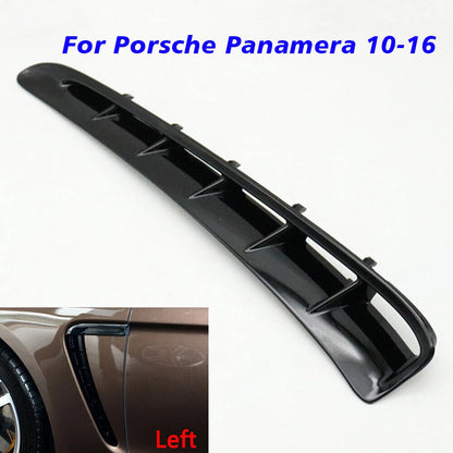 Left Fender Grille Air Vent Molding Trim for Porsche Panamera (2010–2016)