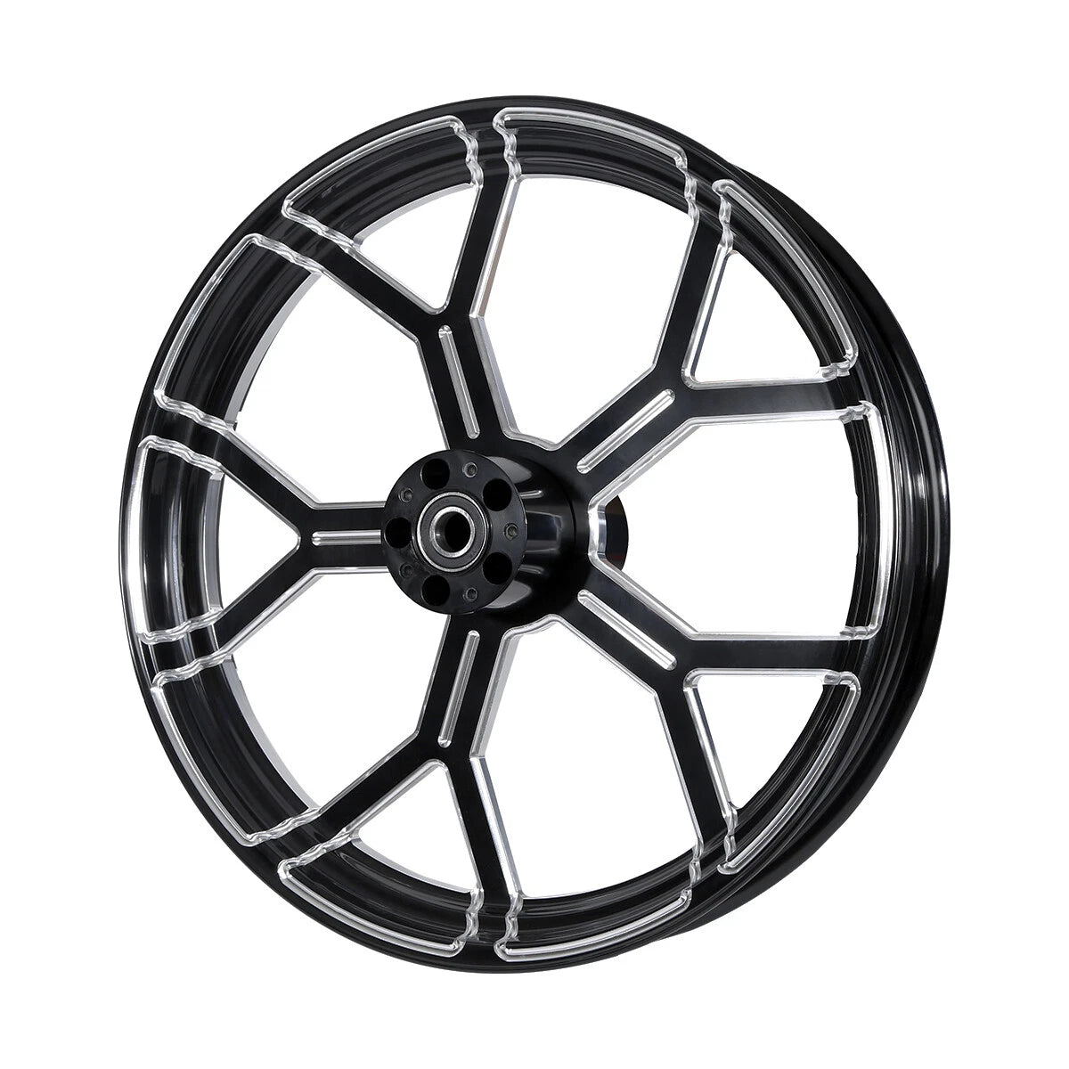 18" x 3.5" Front Wheel Rim & Dual Disc Hub for Harley Touring (1997-2021)