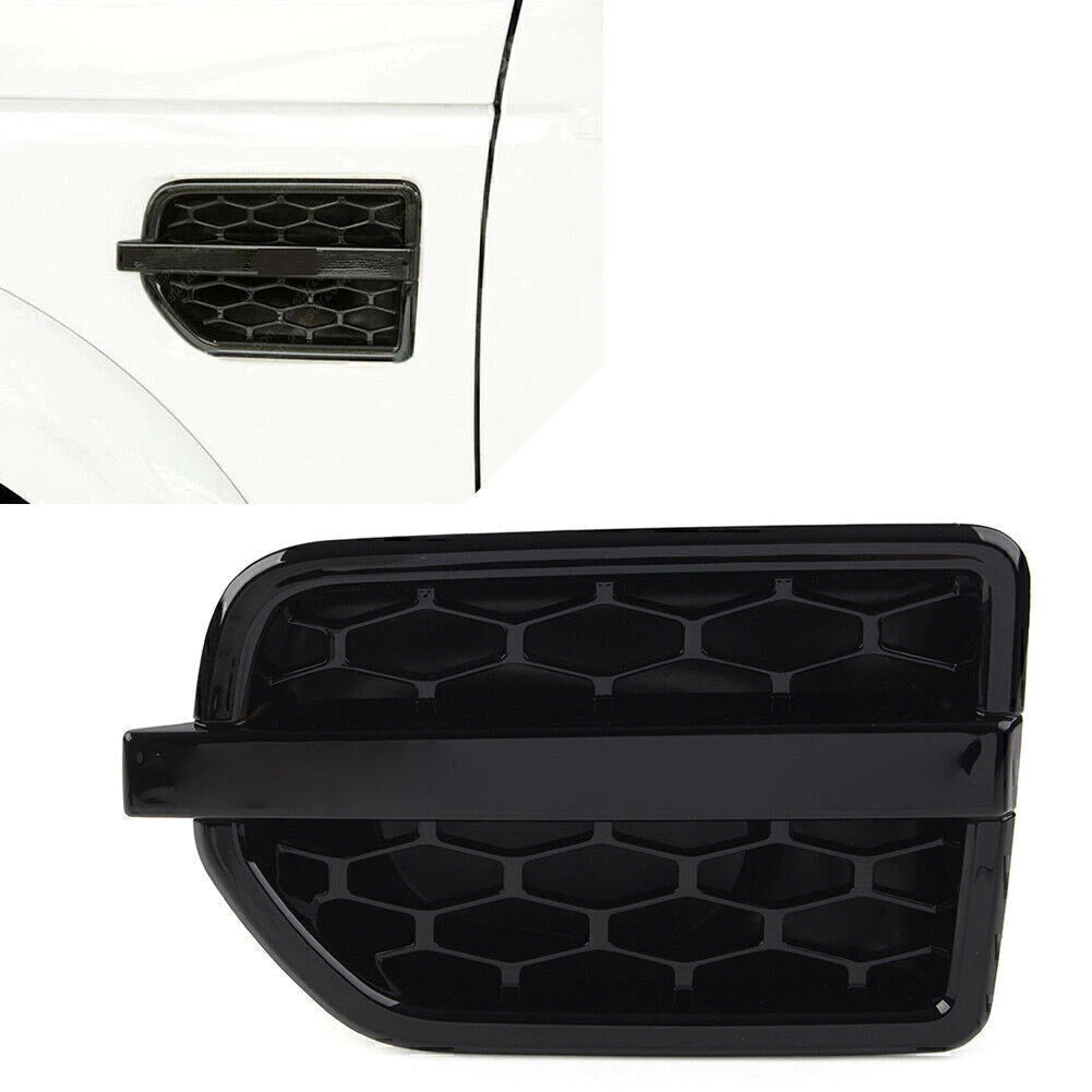 Black Left Front Grille Air Intake Vent for Land Rover LR4 (2010-2016)