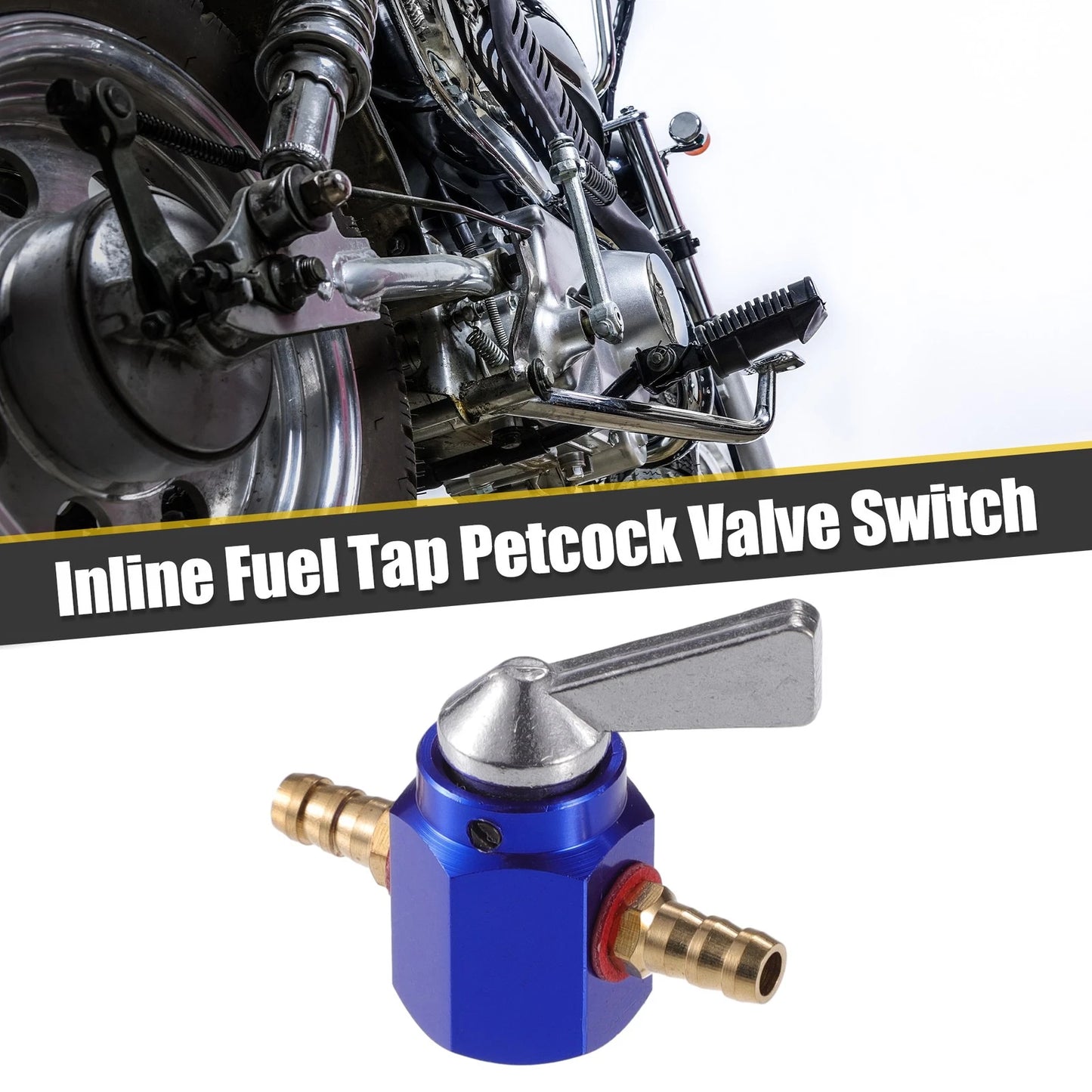 Petrol On-Off Fuel Tap Petcock Valve Switch / 6mm / for Motorcycle Go Kart