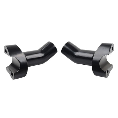 3.5" Pullback Handlebar Risers Black for Harley Dyna Softail Road King